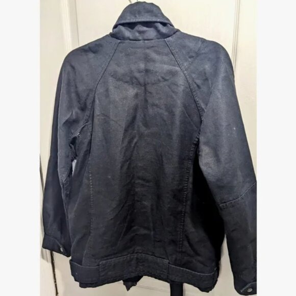 Aritzia Wilfred Free | Rayder Linen Moto Jacket | Black | S - Picture 3 of 9